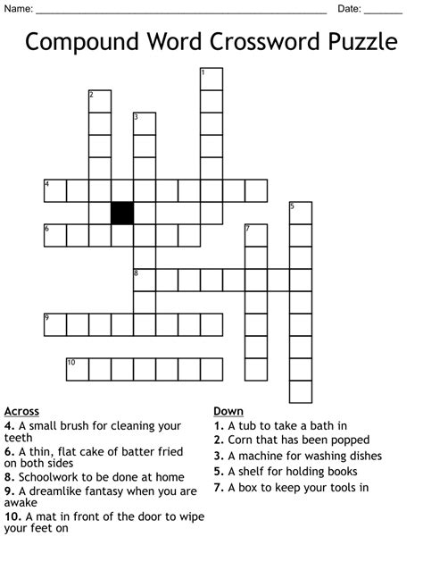 The Crossword Solver finds answers to classic crosswords and cryptic crossword puzzles. . Compound crossword clue